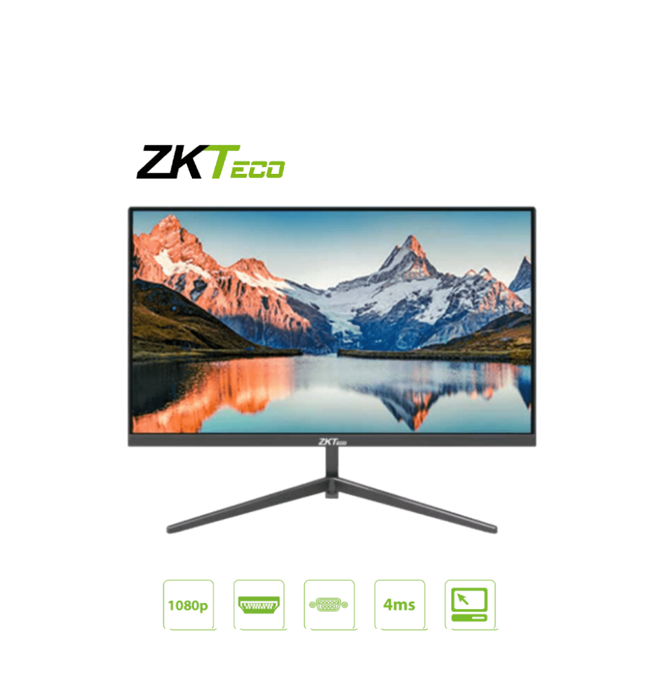 ZKTECO ZD222KA - Monitor LED Full HD de 22 pulgadas / R, ZKT0520005