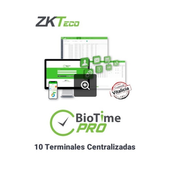 ZKTECO BIOTIMEPROLITE- Licencia de Asistencia Vitalicia, ZKT0820002
