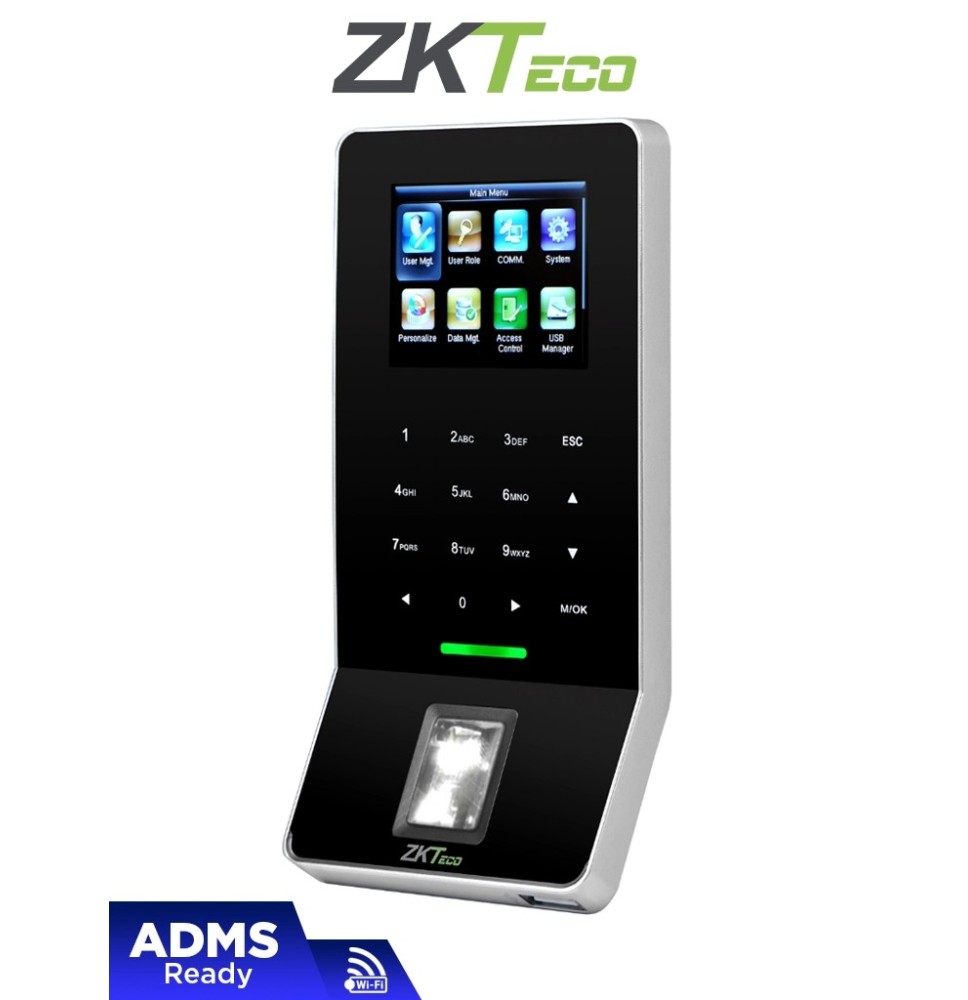 ZKTECO F22ID - Control de Asistencia y Acceso Básico co, ZAS061002